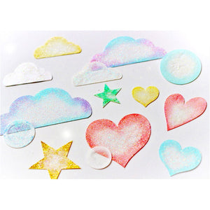 MP-58639 Clear Embellishments Hearts
