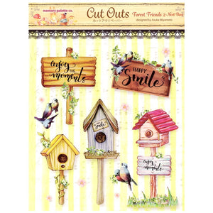 MP-58839 Forest Friends 2 Cut Outs Nest Box